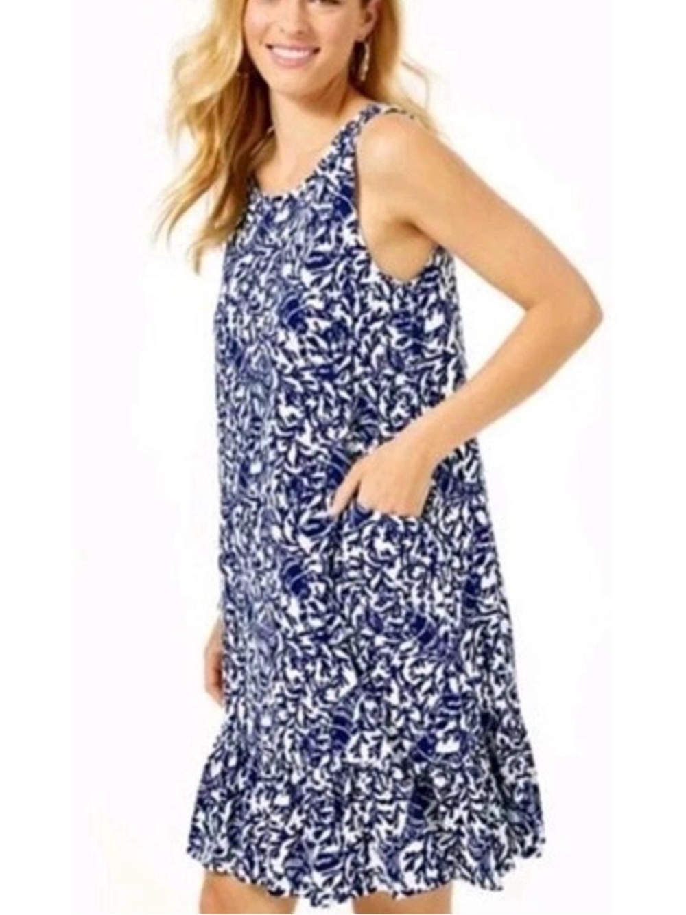 NWT Lilly Pulitzer Kristen Flounce Dress Size M